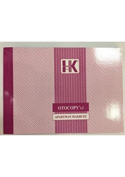 Otokopili Apartman Makbuzu 1 Adet Pembe Renkli 2/50 Ölçülerle Kullanıma Uygun fiyatları