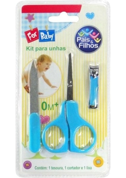 Bebek Tırnak Bakım Seti - Mavi