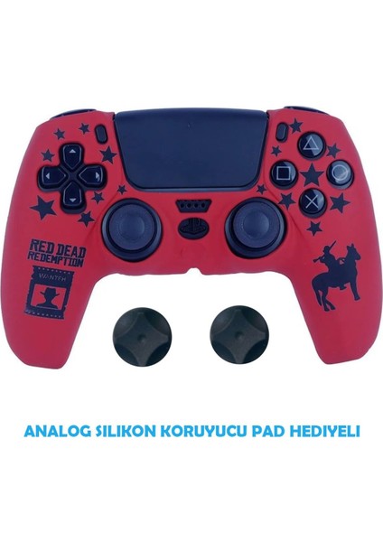 Ps5 Dualsense Koruyucu Silikon Kılıf + Analog Silikon Koruyucu