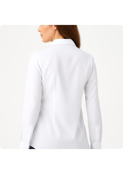 3900BGD19 Kadın Oversize Uzun Basic Gömlek 3900 indirimleri