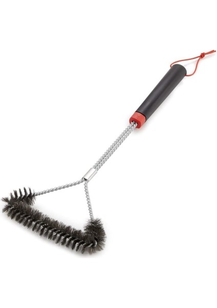 Üç Taraflı Mangal Izgara Fırçası 45 cm