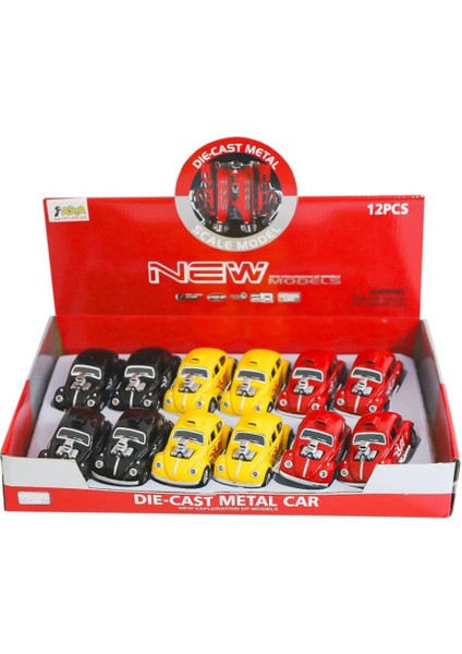 Nessiworld 02062-FY6757-12D Çek Bırak Metal Araba -Asya Oyuncak modelleri