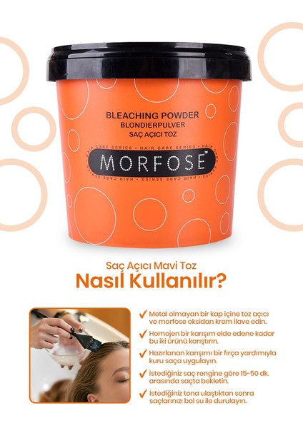 Morfose Saç Açıcı Toz 1000 gr Mavi modelleri