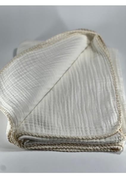 %100 Organik Pamuk 4 Kat Müslin Bebek Müslin & Çocuk Müslin Battaniyesi 100X120 cm Çoban Dikişli fırsatları