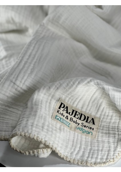 %100 Organik Pamuk 4 Kat Müslin Bebek Müslin & Çocuk Müslin Battaniyesi 100X120 cm Çoban Dikişli indirimleri