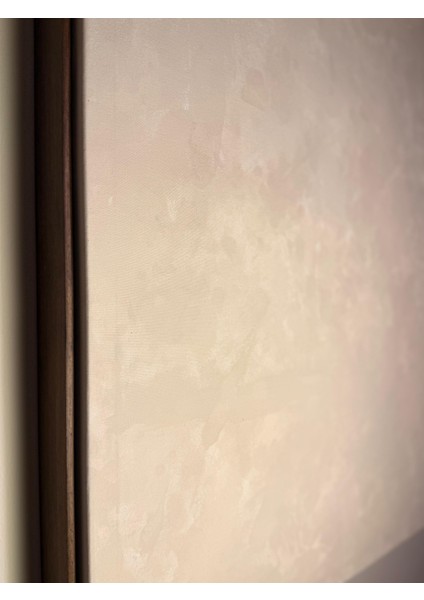 Vıveca “moon” 70 x 50 cm El Yapımı Minimal Bej Renkli Soyut Tablo – Ahşap Floater Çerçeveli fırsatları