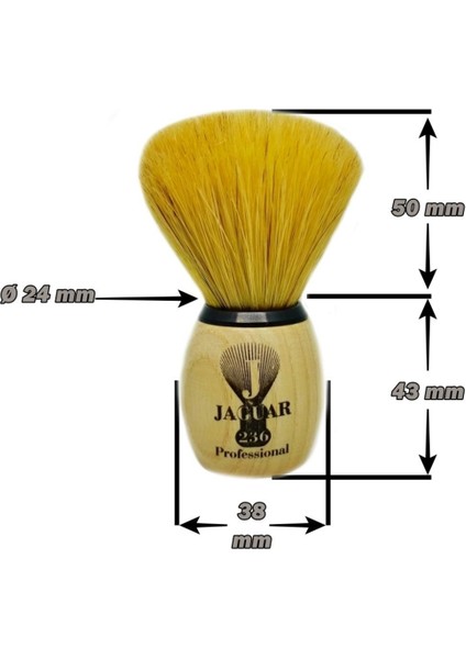 Jaguar Ahşap Saplı Doğal Kıl Tıraş Fırçası Jaguar 236 - Küçük Boy, Seyahat Için Uygun fiyatları
