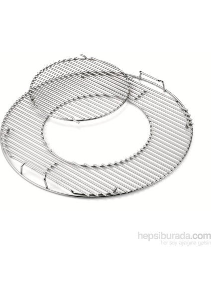 Gourmet BBQ System Cooking Grate 8835 Menteşeli Pişirme Izgarası 12 inç Kaplamalı Ek Parça | 22 inç 57 cm Kömür Izgaralarına Uyar fiyatları