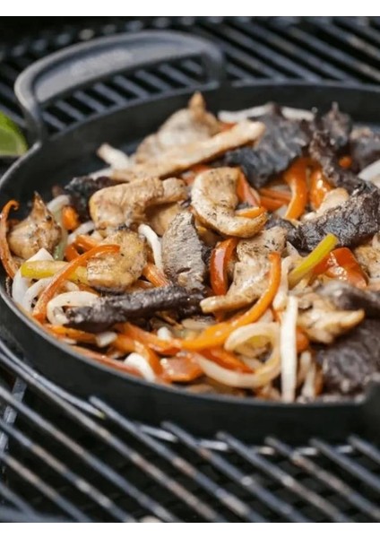 Gourmet BBQ System Griddle 7421 Porcelain-enameled Cast Iron | Çok Yüzeyli Plancha | GBS™ Uyumlu indirimleri