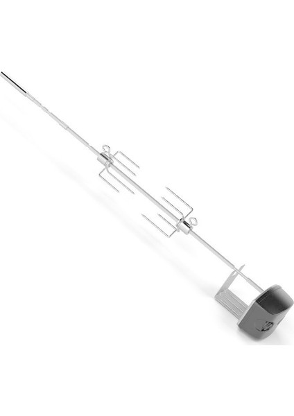 Rotisserie 7654 – Genesis® II 2/3 Burner & Genesis® 300 Series Mangal Çevirme Paslanmaz Şiş & Çatal | 107 cm Spit | Elektrikli Motor