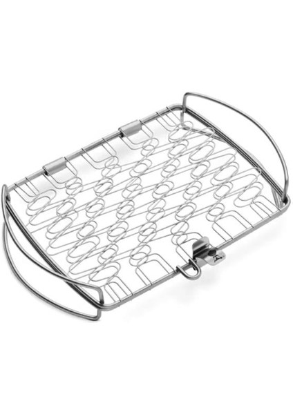 6470 Paslanmaz Çelik Grilling Basket – Izgara Sepeti 20x28 cm(Sebze, Et & Deniz Ürünleri İçin; Q-Serisi & Smokey Joe Uyumlu) fırsatları