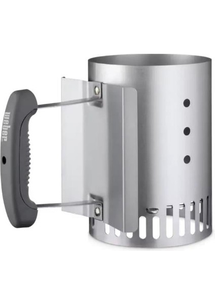 7447 Rapidfire Compact Chimney Starter – Küçük Kömür Başlatıcı (Hızlı ve Homojen Tutuş; 18″–26″ Weber Uyumlu)