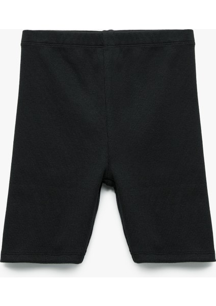 Pamuklu Beli Lastikli Basic Tayt