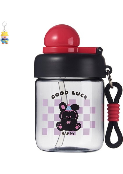 Karikatür Su Bardağı, Çocuklar Için Düşmeye Dayanıklı Taşınabilir Bardak, Erkekler ve Kadınlar Için Kullanışlı Bardak, Öğrenciler Için Kollu Sevimli Plastik (Yurt Dışından)