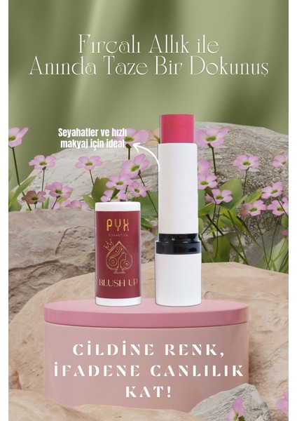 Blush Up Stick Allık / Fırçalı - 2 Gül Kurusu fırsatları