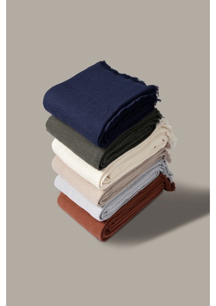 Koltuk Örtüsü %100 Pamuk Çizgili Dekoratif Pike Çok Amaçlı Kiremit Renk indirimleri