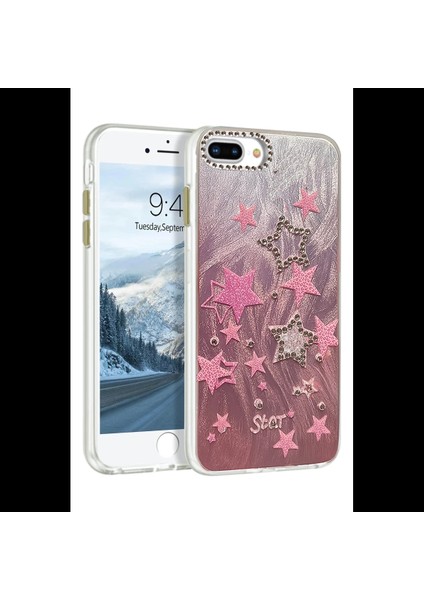 iPhone 7 Plus Kılıf Blade Aynalı Desenli Kapak