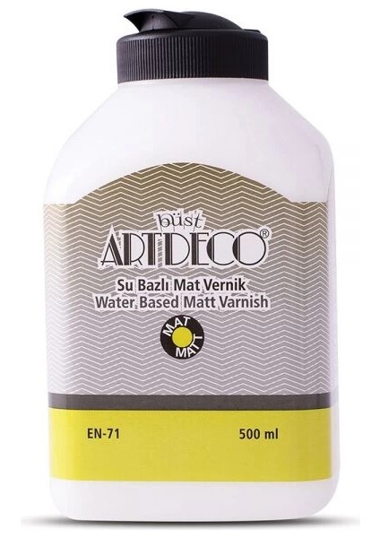 Su Bazlı Mat Vernik 500 Ml.