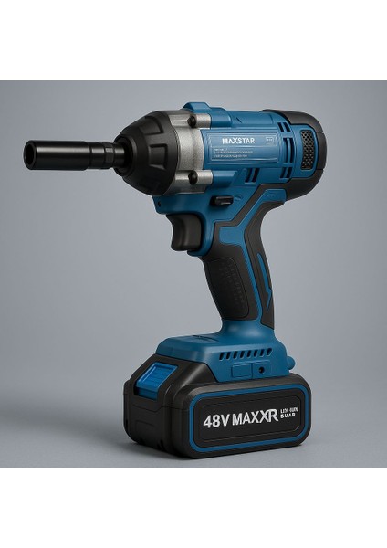 Maxstar Çok Işlevli Kömürsüz 48 V 5 Ah Çift Akülü Lion Taşıma Çantalı Somun Sıkma Setli fiyatları