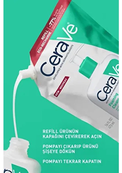 Köpüren Yüz Temizleyici Jel Cilt Yağını ve Kirini Arındırır 473 ml Tüm Cilt Tipleri