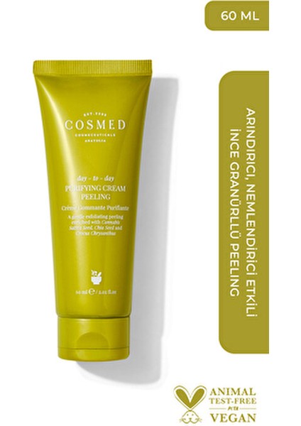 Krem Peeling Kuru Ciltler İçin Peeling Etkisiyle 60 ml Chia Tohumu Yağı İçerir indirimleri