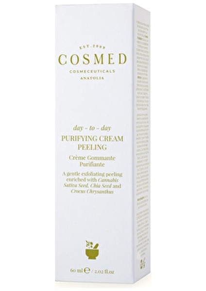 Krem Peeling Kuru Ciltler İçin Peeling Etkisiyle 60 ml Chia Tohumu Yağı İçerir