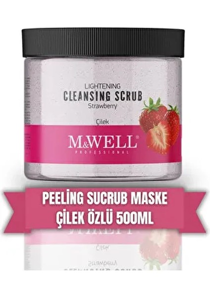 Peeling Sucrub Maske Çilek 500 ml Cilt Arındırıcı ve Işıltı Verici Etki fiyatları