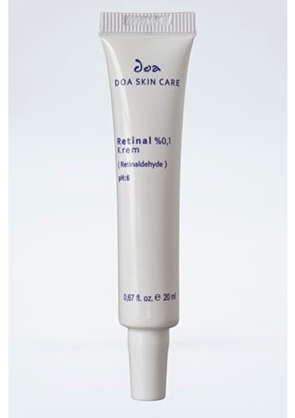 Retinal %0,1 Krem Tüm Cilt Tipleri İçin Aloe Vera İçerikli Etkili Bakım 20 ml modelleri