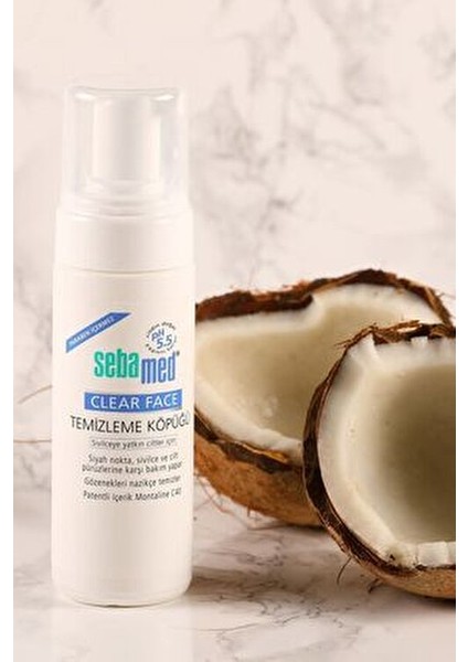 Clear Face Yüz Temizleyici Köpük Yağlı Ciltler İçin Arındırıcı Etki 50 ml
