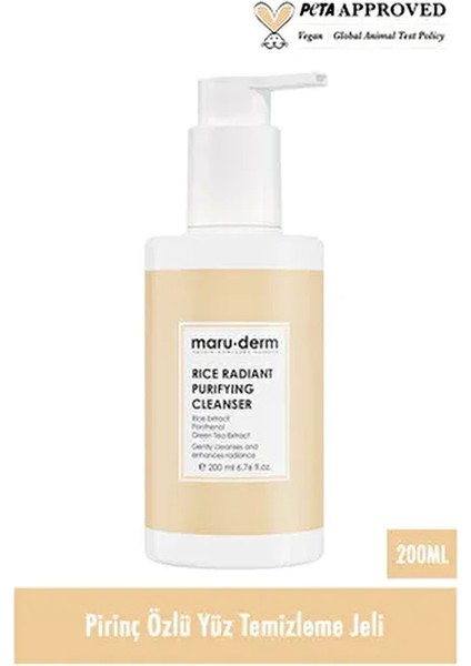 Maruderm Rice Radiant Tonik Tüm Cilt Tipleri İçin Ton Eşitleyici Etki 200 ml modelleri