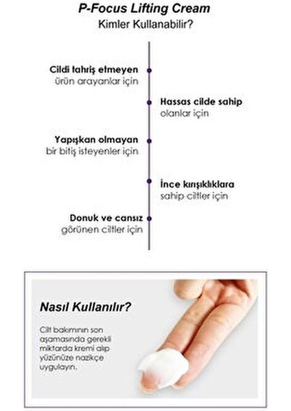 P-Focus Kırışıklık Karşıtı Lifting Etkili Yüz Kremi Tüm Cilt Tipleri İçin 50 ml