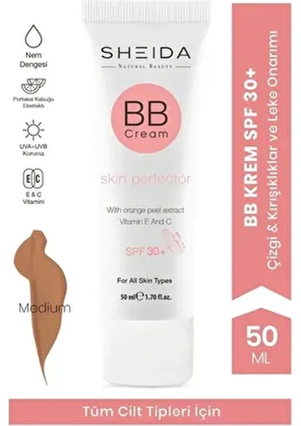 BB Krem Aydınlatıcı Etkiyle Karma Ciltler İçin C Vitamini İçeren 30 ml modelleri