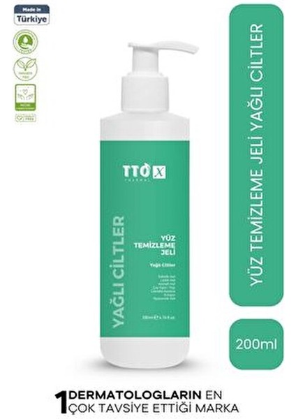 Yüz Temizleme Jeli Yağlı Ciltler İçin Arındırıcı Etki 200 ml Salisilik Asit İçerir fırsatları