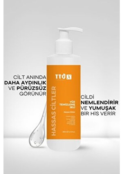 Yüz Temizleme Jeli Hassas Ciltler İçin Temizleyici Etki 200 ml Centella Asiatica İçerir