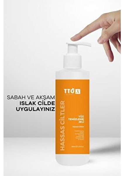 Yüz Temizleme Jeli Hassas Ciltler İçin Temizleyici Etki 200 ml Centella Asiatica İçerir