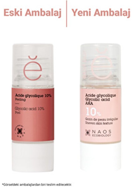 Pure Active Glikolik Asit %10 AHA Peeling Etkili Saf Konsantre Bakım 15 ml