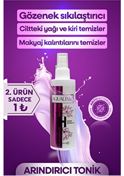 Yağ Dengeleyici Tonik Onarıcı Etkiyle Tüm Cilt Tiplerine Uygun 200 ml fırsatları