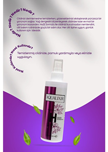 Yağ Dengeleyici Tonik Onarıcı Etkiyle Tüm Cilt Tiplerine Uygun 200 ml