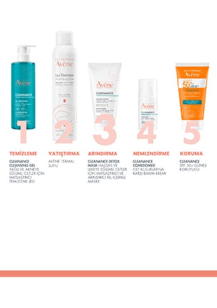 Cleanance Detox Mask Hassas ve Lekeli Ciltler İçin Matlaştırıcı 50 ml Kil İçerikli