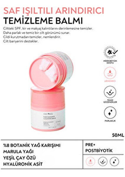 Yüz Temizleme Balmı Yeşil Çay Özlü Arındırıcı Etki Tüm Cilt Tipleri İçin 50 ml modelleri