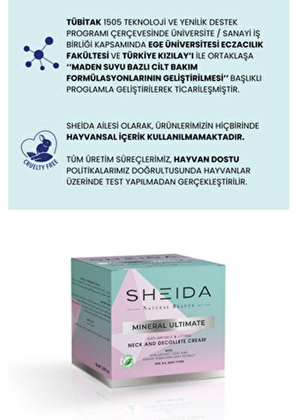 Mineral Ultimate Boyun ve Dekolte Kremi Sıkılaştırıcı Etki 60 ml Tüm Cilt Tipleri İçin