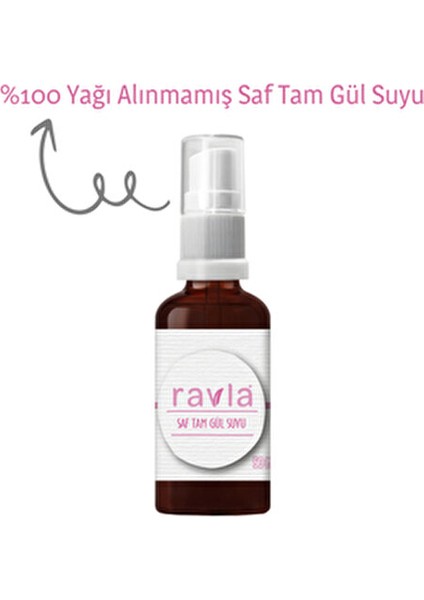 Gül Suyu 50 ml Normal Ciltler İçin Ferahlatıcı Etkiyle Doğal Gül Aroması
