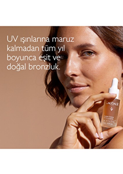 Güneşsiz Bronzlaştırıcı Damla Üzüm Çekirdeği Yağı ile Canlandırıcı Etki 15 ml Tüm Cilt Tipleri İçin