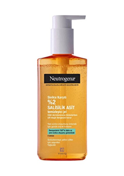 Yüz Temizleme Jeli ve Nemlendirici Sivilce Karşıtı Etki 150 ml + 50 ml Yağsız indirimleri