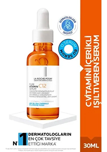 Vitamin C10 Serum Tüm Cilt Tipleri İçin Parlaklık ve Nem 30 ml