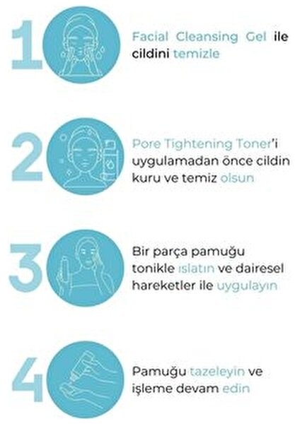 Tonik Glikolik Asit İçeren Gözenek Karşıtı 200 ml Tüm Cilt Tipleri İçin