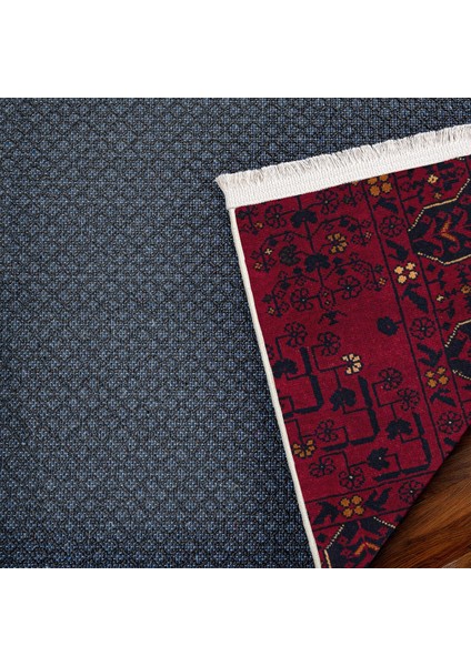 Bordo Madalyon Modern Etnik Desenli Halı | Makinada Yıkanabilir | Hav Toz Vermez | Leke Tutmayaz | Kaymaz Taban | Dijital Makine Baskı | Salon Yolluk Mutfak Halısı fırsatları