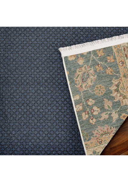 Yeşil Bordürlü Modern Etnik Desenli Halı | Makinada Yıkanabilir | Hav Toz Vermez | Leke Tutmayaz | Kaymaz Taban | Dijital Makine Baskı | Salon Yolluk Mutfak Halısı fırsatları