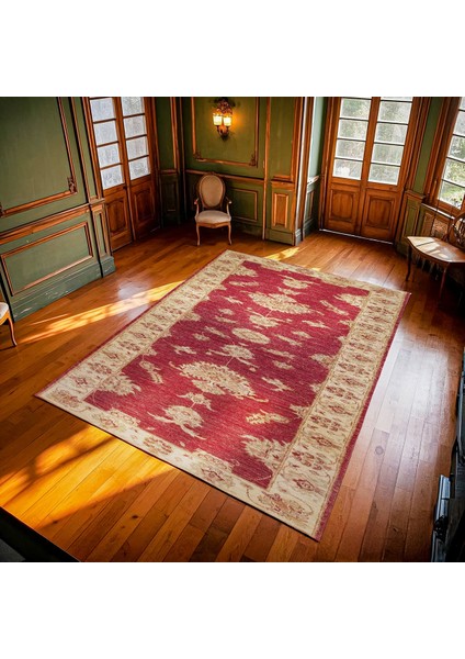 Bordo Bordürlü Modern Etnik Desenli Halı | Makinada Yıkanabilir | Hav Toz Vermez | Leke Tutmayaz | Kaymaz Taban | Dijital Makine Baskı | Salon Yolluk Mutfak Halısı modelleri