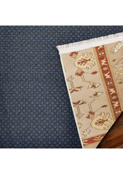 Krem Bordürlü Modern Etnik Desenli Halı | Makinada Yıkanabilir | Hav Toz Vermez | Leke Tutmayaz | Kaymaz Taban | Dijital Makine Baskı | Salon Yolluk Mutfak Halısı fırsatları